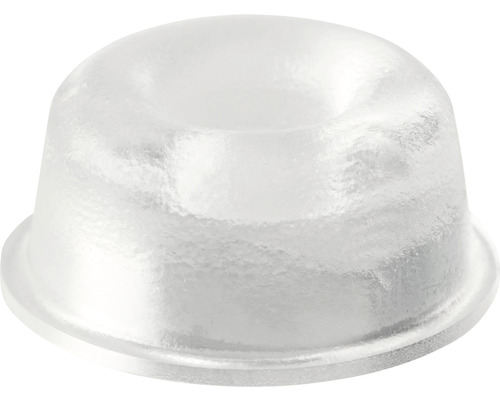 Transparent möbelknopp av plast