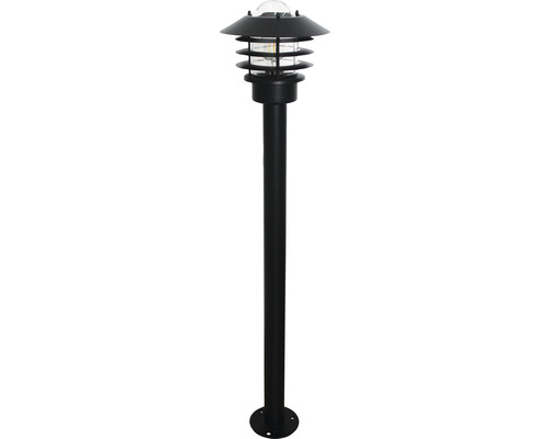 Trädgårdslampa av metall med stativ