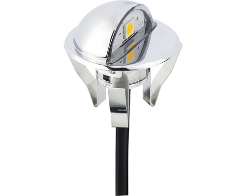 Markspotlight med LED och svart kabel