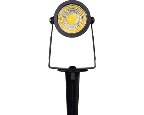 Markspjutstrålkastare med LED-lampa för utomhusbruk