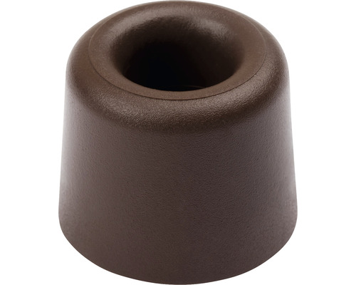 Brun dörrstopp av gummi