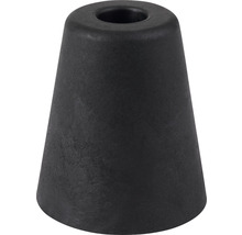 Svart apparatfot av gummi