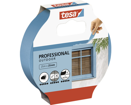 Tesa Professional Outdoor Maskeringstejp 25 m x 25 mm