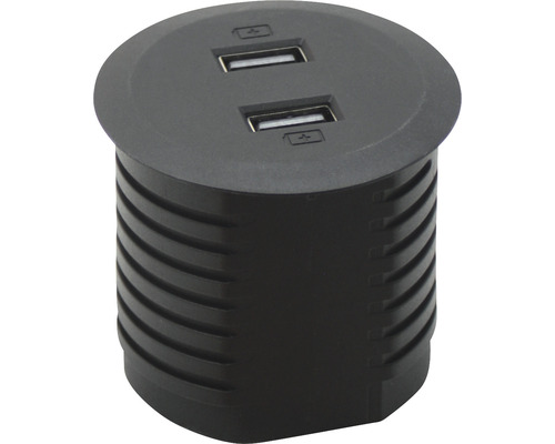 Bordsuttag FORMING FUNCTION Powerdot Mini 2 USB-A svart