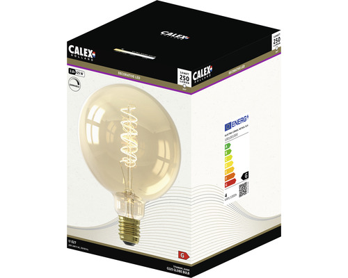 Calex G125 Globe glödlampa förpackning