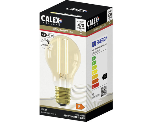 Calex A60 standard LED-lampa 4,5 watt i kartong