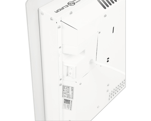 Detaljvy av ett element med EUROM-logotyp.