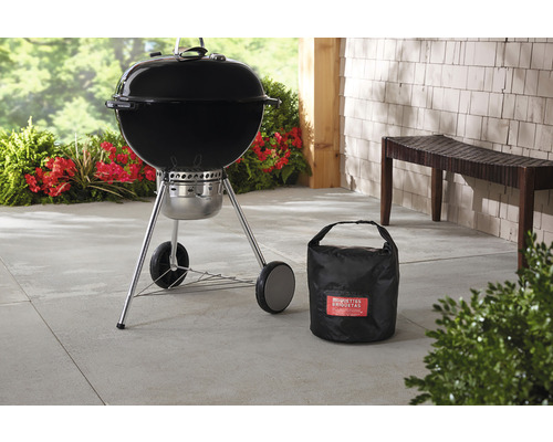 Klotgrill med brikettpåse för utomhusbruk