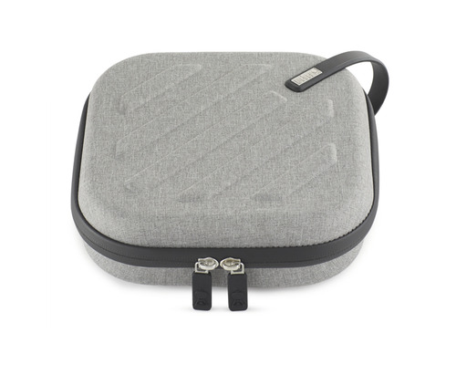 Grå verktygsväska med dragkedja och handtag