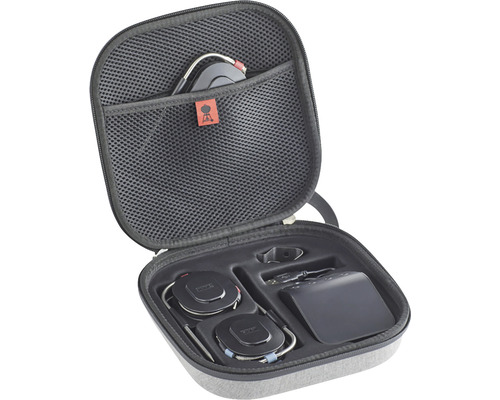 Öppen väska med grilltermometer och tillbehör