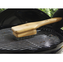 Grillborste med trähandtag rengör grillgallret