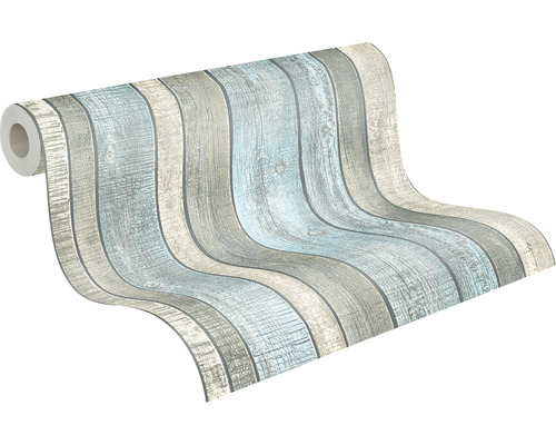 Tapetrulle med träplanksmönster