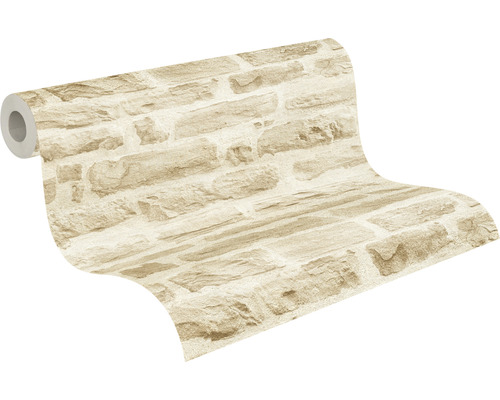 Tapetrulle med stenmönster