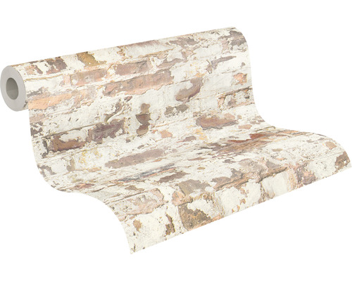 Tapetrulle med murverksdesign