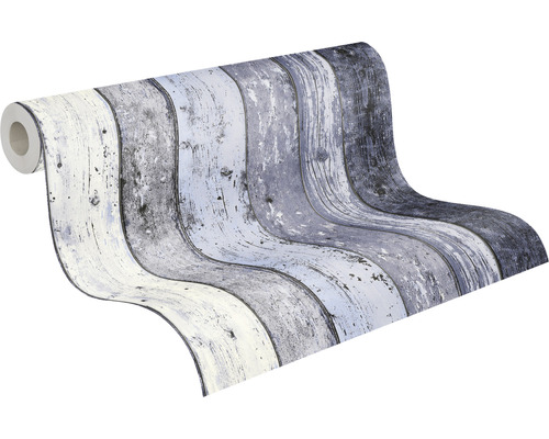 Tapetrulle med träplanksutseende