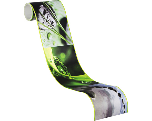 Bård med naturmotiv på rulle