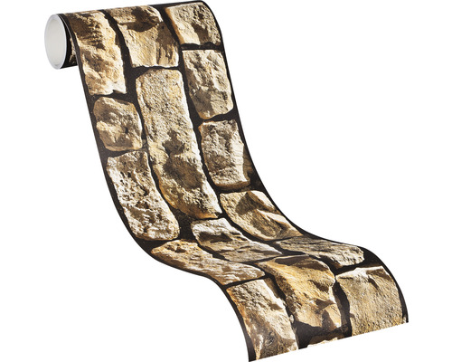 Tapetrulle med stenmönster