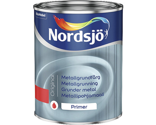 Metallgrund NORDSJÖ Original röd 1L