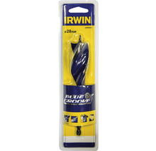 Irwin Blue Groove träborr med en diameter på 28 mm i förpackning
