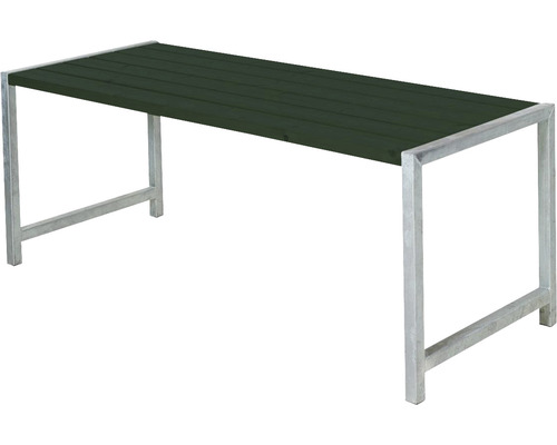 Trädgårdsbord PLUS trä/stål 186cm grön