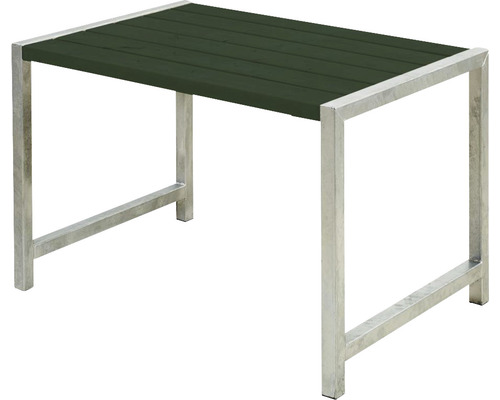 Cafébord PLUS trä/stål 127cm grön