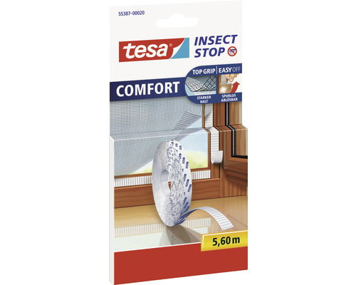 Reservrulle TESA Insect Stop med kardborreband till flugnätet Comfort 5,6m