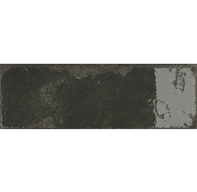 Kakel Alma svart glans metro utseende 10x30x0,9 cm