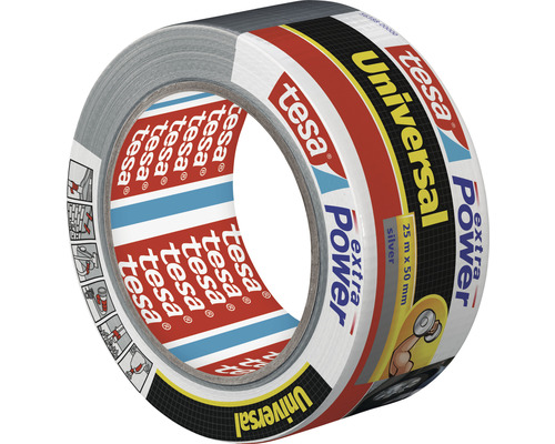 Tesa Universal Extra Power vävtejp 25 meter gånger 50 millimeter