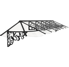 Skärmtak med dekorativa utsmyckningar