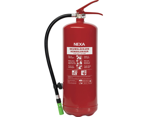 Brandsläckare NEXA skum 6L 21A röd