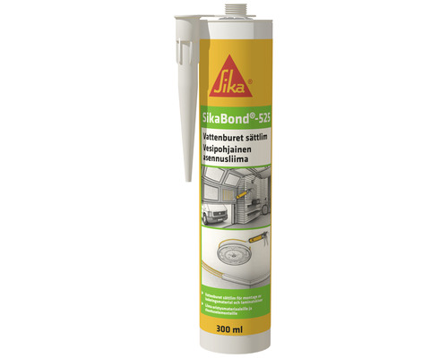 SIKA SikaBond® 525 vattenbaserat sättlim 300 ml