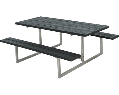 Picknickbord PLUS Basic ReTex/stål 177cm grå