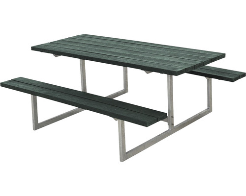 Picknickbord PLUS Basic ReTex/stål 177cm grön