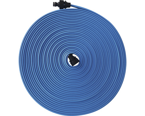 Rullad, platt trädgårdsslang med koppling