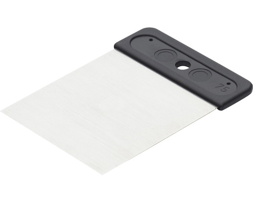 Spackelspade med 75 millimeters bladbredd och handtag