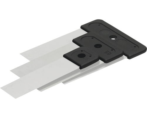 Spackelset med tre spacklar