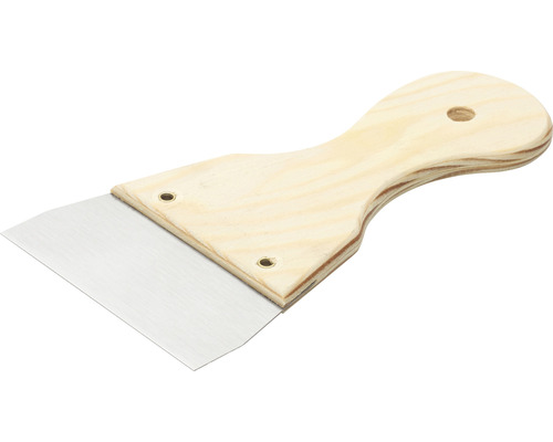 Spackelspade med trähandtag och metallblad