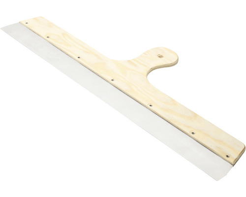 Gipsspackel med trähandtag och metallblad