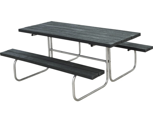 Picknickbord PLUS Classic ReTex/stål 177cm grå