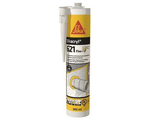 Brandfogmassa SIKA Sikacryl-621 Fire+ vit 300 ml