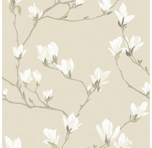 Tapet med magnolia blommönster