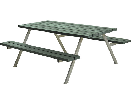 Picknickbord PLUS Alpha ReTex/stål 177cm grön