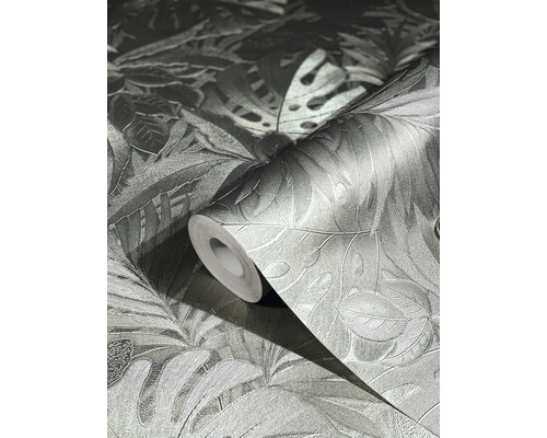 Tapetrulle med bladmönster