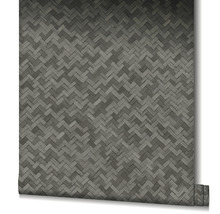 Tapet MARBURG Trälook antracit 0,53x10,05m