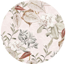 Dekorativt mönster med blad och blommor