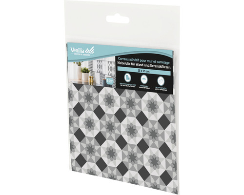 Venilia självhäftande film för vägg och keramiska plattor med mönster, 15x15 cm