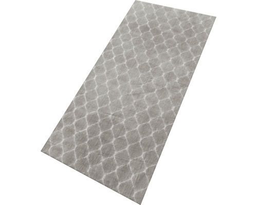 Grå matta med rombmönster