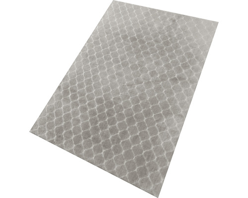 Grå matta med geometriskt mönster