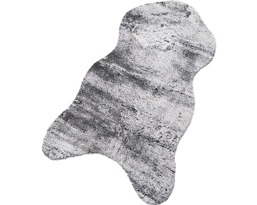 Grå matta i form av päls