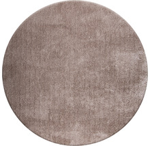 Matta Shaggy Wellness taupe Ø 160cm